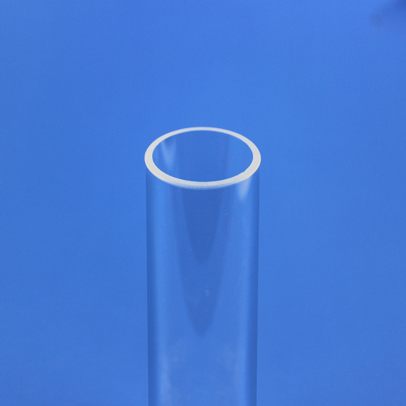 Cerium doped (cerium oxide) flame fused quartz glass tube