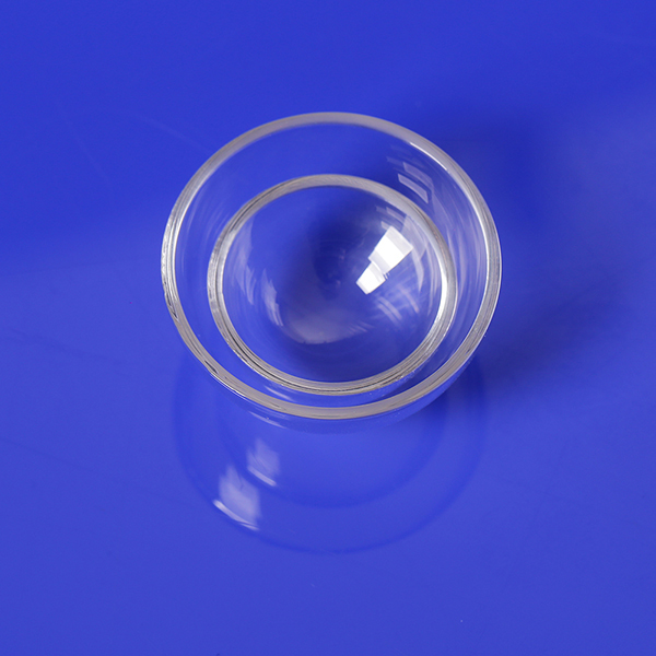erimiş silika cam kubbe lensi