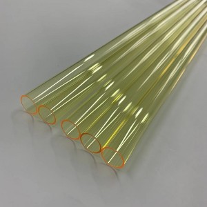 It is used for most of the ultraviolet filtering lamps such as ultraviolet tungsten halogen lamp, ultraviolet mercury lamp, metal halide lamp and ultraviolet sleeve tube.